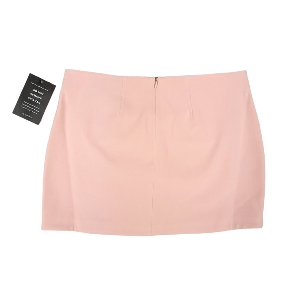 Retrofete Amaka Skirt Dusty Peach Mini Skirt Suit - Picture 9 of 14